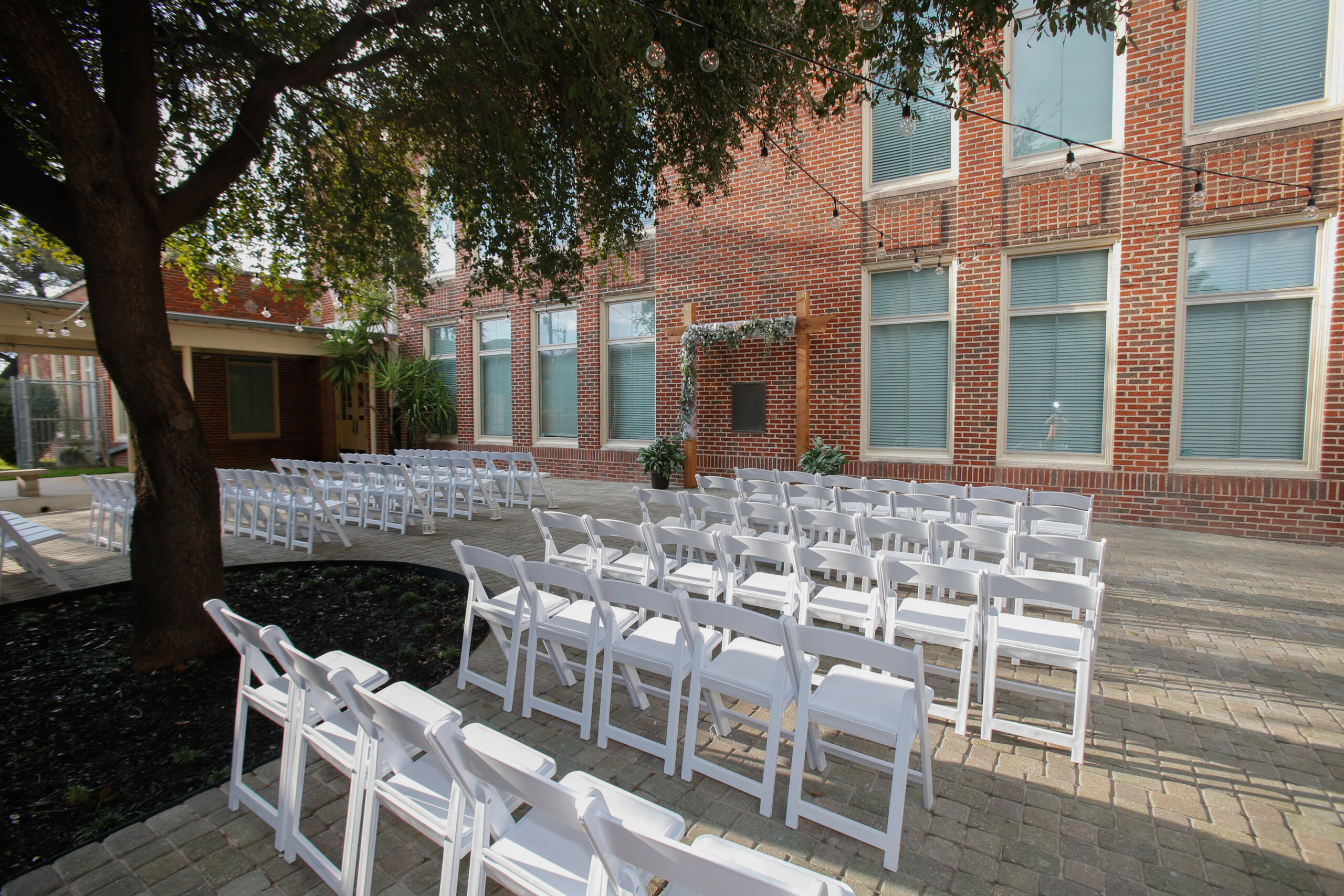 Plaza courtyard and wedding 2